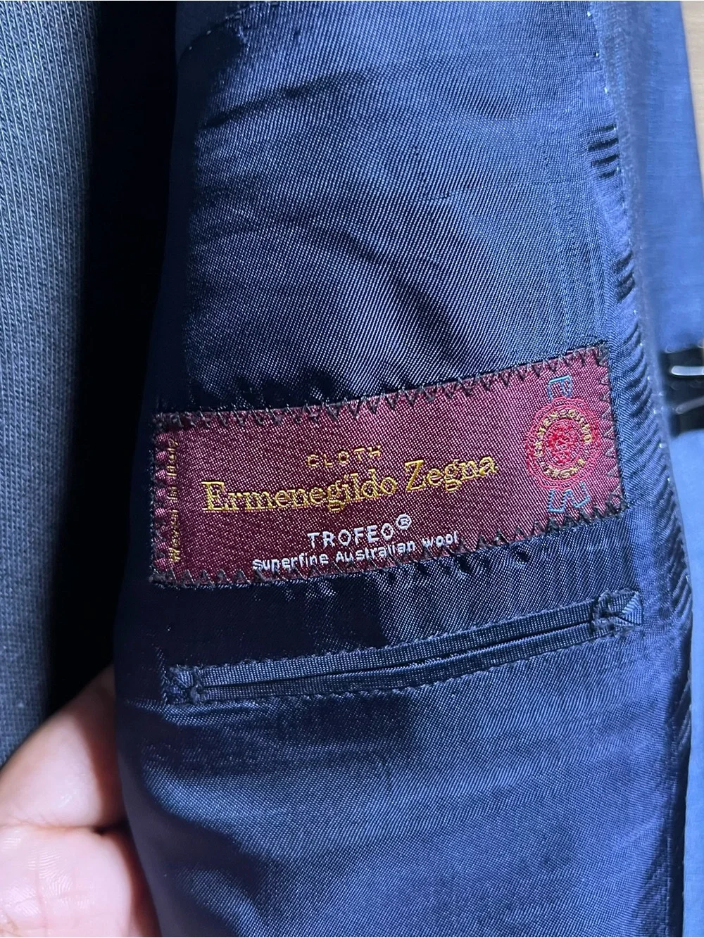 Ermenegildo Zegna Trofeo SuperFine Australian Wool Awning Stripe Blazer 48L